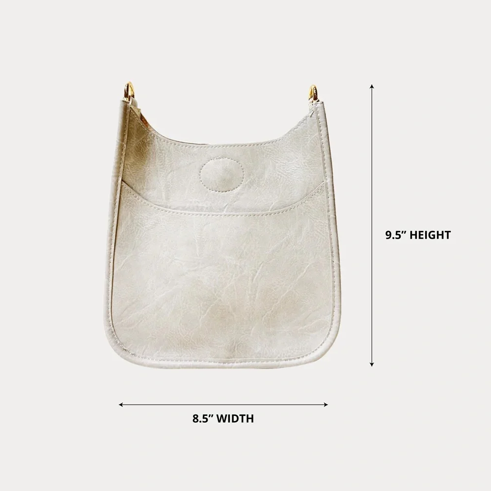 Ahdorned faux leather Cross Body Bag